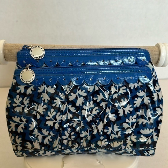 Vera Bradley Handbags - Vera Bradley frill blue make up bag NWOT